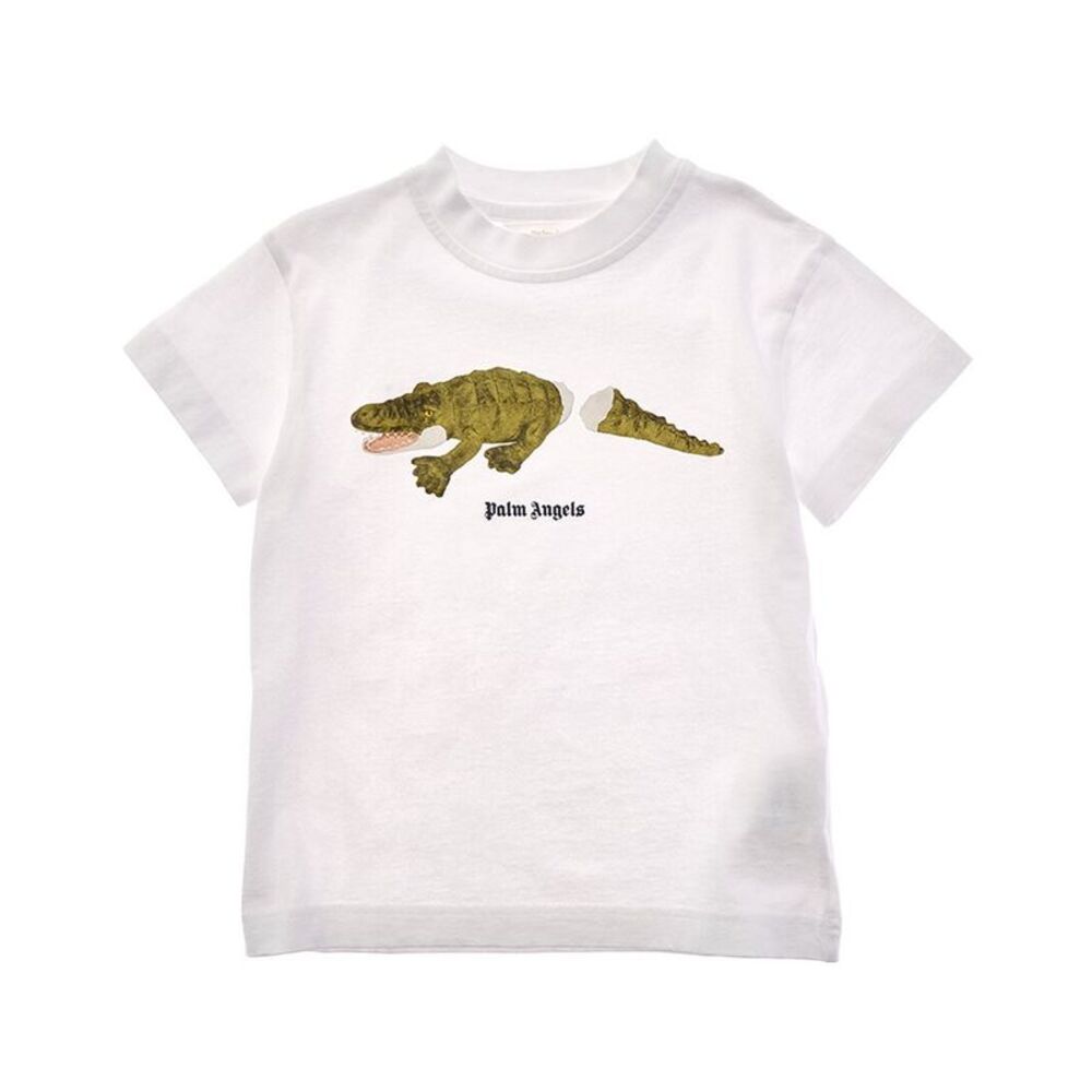 Palm Angels Girls  T-Shirt, White
